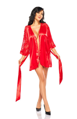 Beauty Night BN6658 Marissa Peignoir Red