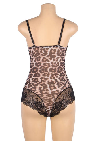 YesX YX854Q Leopard Bodysuit