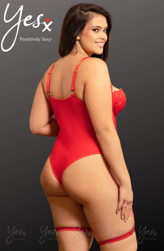 YesX YX858Q Red Bodysuit