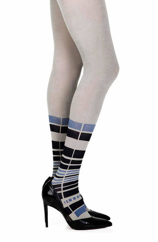 Zohara "It's Britney" Grey Print Tights