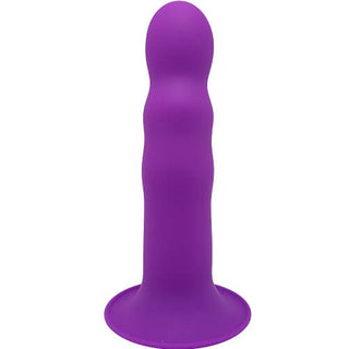 Adrien Lastic Cushioned Core Suction Cup Ribbed Silicone Dildo 7 Inch - Dr. Bear Inc