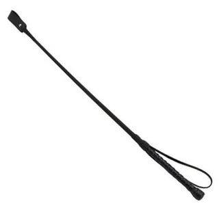 Bound Noir Nubuck Leather Riding Crop - Dr. Bear Inc