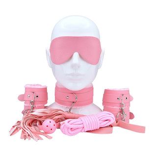 Bound to Play Beginner's Bondage Kit Pink (8 Piece) - Dr. Bear Inc