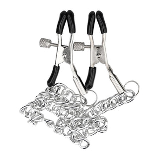 Bound to Please Adjustable Nipple Clamps & Chain - Dr. Bear Inc