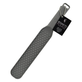 Bound to Please Silicone Spanking Paddle Grey - Dr. Bear Inc