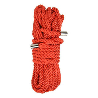 Bound to Please Silky Bondage Rope 10m Red - Dr. Bear Inc