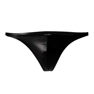 C4M Brazilian Brief Black Leatherette Medium - Dr. Bear Inc