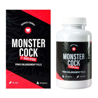 Devils Candy Monster Cock Penis Enlargement Pills (60 Pack) - Dr. Bear Inc