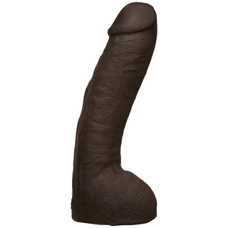 Doc Johnson Vac - U - Lock Ultraskyn Hung Dildo 12.5 inch Chocolate - Dr. Bear Inc