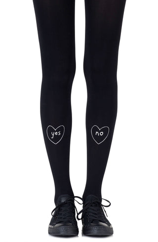 Zohara "So Call Me Maybe" Black Tights