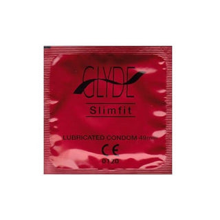 Glyde Ultra Slimfit Red Flavour Vegan Condoms 100 Bulk Pack - Dr. Bear Inc