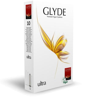 Glyde Ultra Vegan Condoms 10 Pack - Dr. Bear Inc