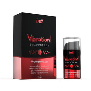 Intt Vibration Strawberry Flavour Liquid Vibrator - Dr. Bear Inc