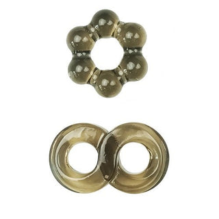 JoyRings Stamina Cock Ring Set (2 Pack) - Dr. Bear Inc