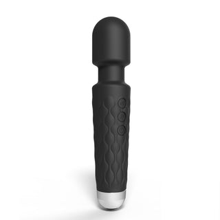 Loving Joy 20 Function Wand Vibrator Black - Dr. Bear Inc