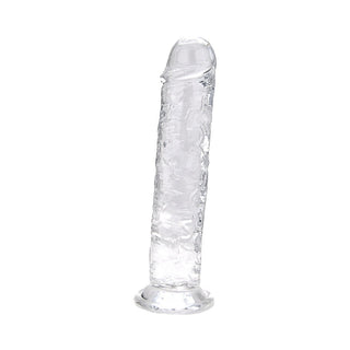 Loving Joy 7.5 Inch Suction Cup Dildo Clear - Dr. Bear Inc