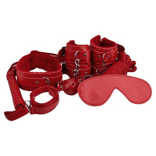 Loving Joy Beginner's Bondage Kit Red (8 Piece) - Dr. Bear Inc