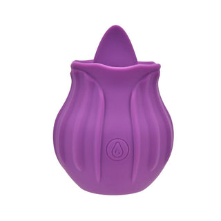 Loving Joy Rose Licking Clitoral Vibrator Purple - Dr. Bear Inc