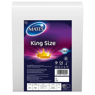 Mates King Size Condom BX144 Clinic Pack - Dr. Bear Inc