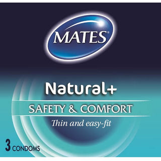 Mates Natural Condoms 3 Pack - Dr. Bear Inc