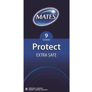 Mates Protect Extra Safe Condoms 9 Pack - Dr. Bear Inc