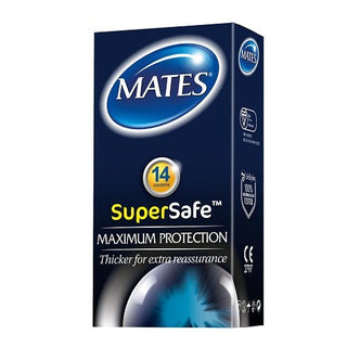 Mates Super Safe Condoms 14 Pack - Dr. Bear Inc