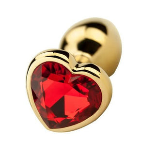 Precious Metals Heart Shaped Butt Plug - Gold - Dr. Bear Inc